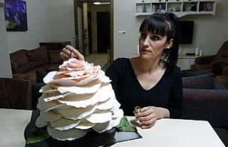 Kadının azmi, ailesini maddi çıkmazdan pastayla...