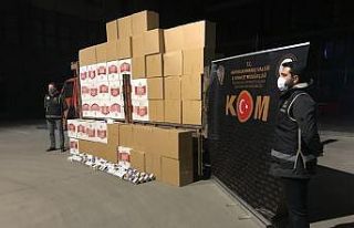 Kahramanmaraş’ta 2 milyon makaron ele geçirildi