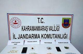 Kahramanmaraş’ta uyuşturucuya 2 gözaltı
