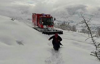 Kalp krizi geçiren hastaya snowtrack ile ulaşıldı
