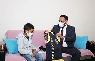 Kanser hastası Berkay hayallerine kavuştu