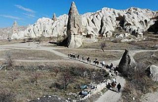 Kapadokya’da Sevgililer Günü yoğunluğu yaşanıyor