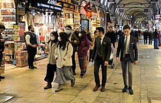 Kapalıçarşı’nın günlük ziyaretçi sayısı...