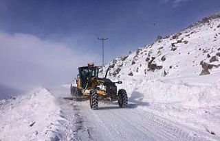 Kar ve tipi köy yollarını ulaşıma kapattı