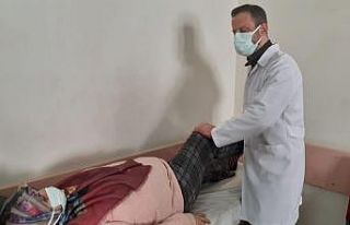 Kar yağışıyla birlikte düşmeye bağlı kırık...