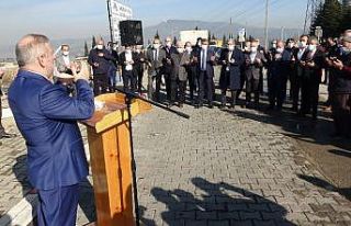 Karabük Organize Sanayi Bölgesi Camii için temel...