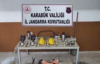 Karabük’te kaçak kazı yapanlara suçüstü