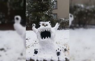 Karabük’ten kardan adam manzaraları