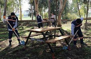 Karacailyas mesire alanı yenileniyor