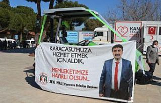 Karacasu Belediyesi yeni aracını vatandaşın hizmetine...