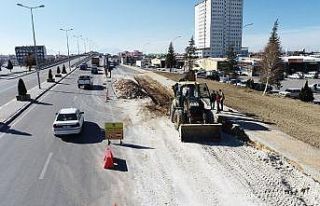 Karaman’da Sanayi Kavşağında yol genişletme...
