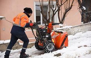 Karla mücadelede vatandaştan gelen her talep sonuca...