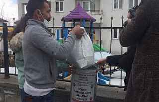 Karlıova’da sokak hayvanları için mamalık