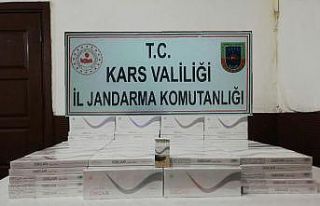 Kars’ta kaçak sigara ele geçirildi