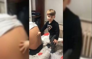 Katledilen baba ile oğlun son görüntüleri yürekleri...