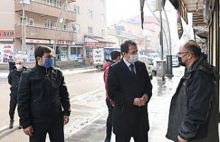 Kaymakam Ekrem Çeçen’den esnafa veda ziyareti