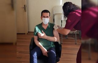 Kaymakam Işık Covid-19 aşısı oldu