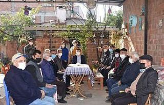 Kaymakam Şahin, Serçeköy Mahallesi sakinleriyle...