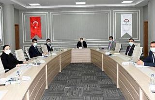 Kaymakamlar, Vali Mahmut Çuhadar Başkanlığında...