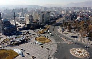 Kayseri sokağa çıkma kısıtlamasında sessizliğe...