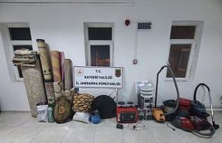 Kayseri’de 8 hırsızlık olayının şüphelisi...