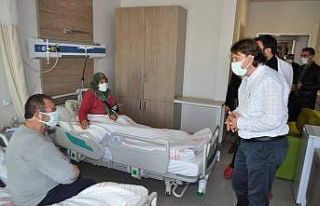 KEA Hastanesi Başhekimi Şahin, Fizik Tedavi Hastanesinde...