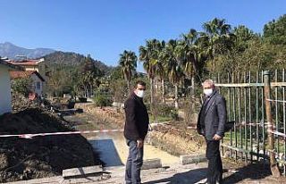 Kemer Belediyesinden alt ve üst yapı çalışmaları