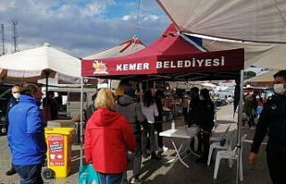 Kemer pazar alanlarında tedbirler sıkı tutuluyor