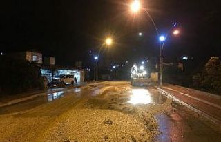 Kemer’de sağanak yağışa karşı tedbirler alındı