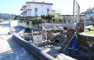 Kemer’de su baskınlarını önleme çalışmaları