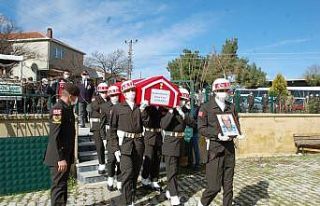 Kıbrıs gazisine hüzünlü veda