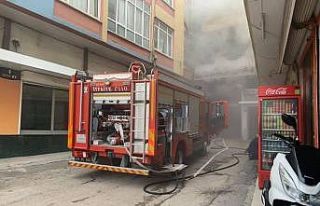 Kilis’te iş yerinde yangın