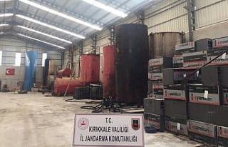 Kırıkkale’de 30 bin litre kaçak akaryakıt ele...