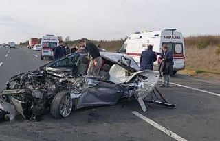 Kırklareli’nde trafik kazası: 1 kişi yaralandı