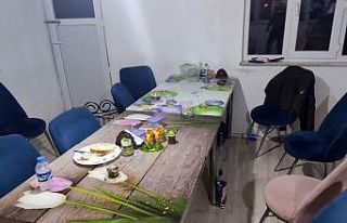 Kısıtlama gününde alkollü eğlence yapan şahıslara...