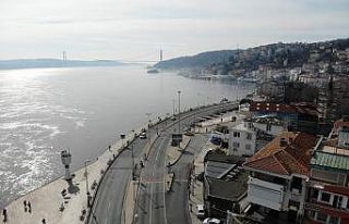 Kısıtlamada Bebek sahili böyle görüntülendi