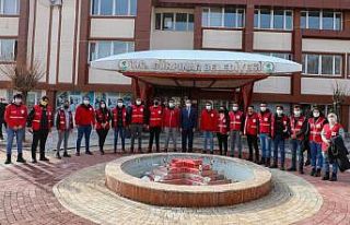 Kızılay heyetinden Başkan Tanış’a ziyaret