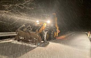 Kocaeli’de karla mücadele çalışması