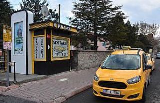 Kocasinan’da modern taksi durakları