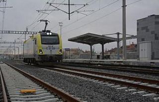 Konya-Karaman Yüksek Hızlı Tren Hattında test...