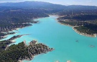 Korkuteli Barajı, dün itibariyle 9 milyon metreküp...