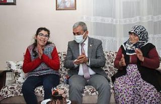 Küçük kızın hayalini Başkan Kaplan gerçekleştirdi