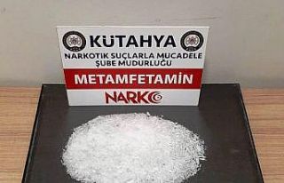 Kütahya’da 120 gram metamfetamin ele geçirildi