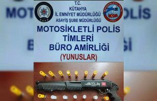 Kütahya’da ruhsatsız pompalı tüfek ele geçirildi