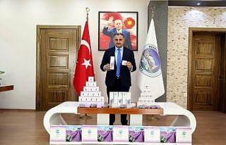 Lavanta bahçesinden ilk ürünler alındı