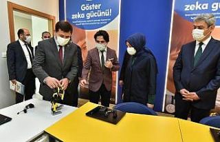 Leyla Şahin Usta Başkan Kılca ile birlikte Karatay...