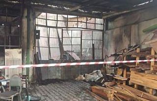 Mahmudiye’de yangın