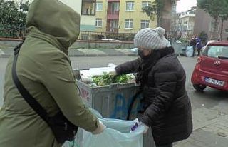 Maltepeli kadınlar, belediyeye destek için çöp...