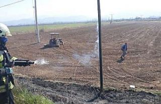 Manisa İtfaiyesinden ot ve atık yangını uyarısı