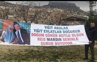 Mardin’de esnaf Cumhurbaşkanı Erdoğan’ın doğum...